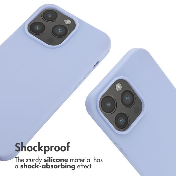imoshion Siliconen hoesje met koord Apple iPhone 14 Pro Max - Paars