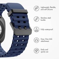 imoshion Ocean Silicone Band Samsung Galaxy Watch Ultra 2 (2026) / Ultra (2024/2025) - Midnight Blue