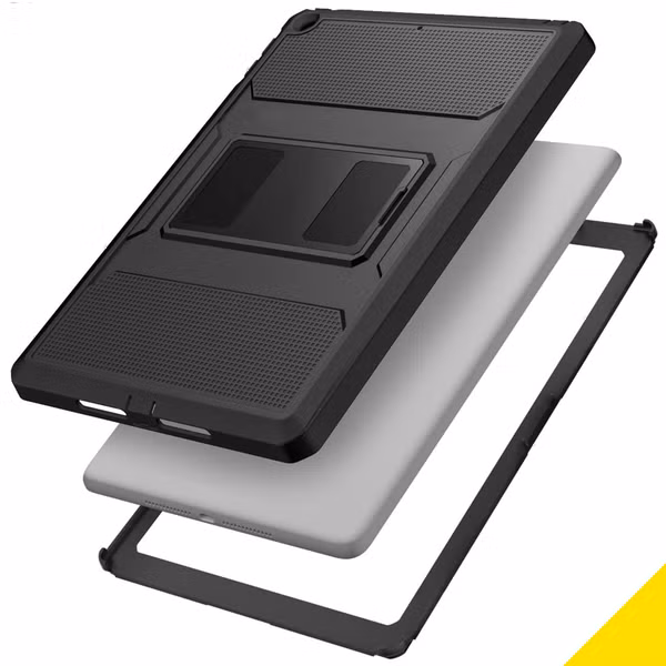 Accezz Rugged Back Case Apple iPad 6 (2018) 9.7 inch / iPad 5 (2017) 9.7 inch - Zwart