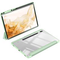 Dux Ducis Toby Bookcase Samsung Galaxy Tab S8 Plus / S7 Plus / S7 FE - Groen