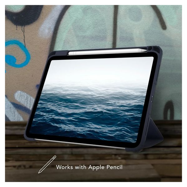 dbramante1928 Londen ICON Bookcase Apple iPad 11 (2025) 11 inch A16 / iPad 10 (2022) 10.9 inch - Deep Water