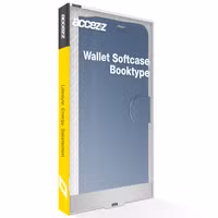 Accezz Wallet Softcase Bookcase Apple iPhone 14 Plus - Donkerblauw
