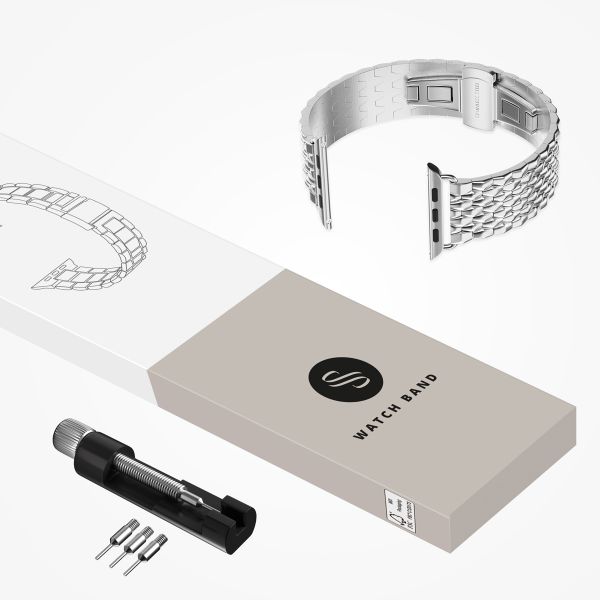 Selencia Steel Dragon Band Apple Watch | 38/40/41/42 mm - Silver