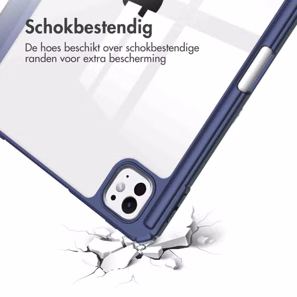imoshion Trifold Hardcase Bookcase Apple iPad Pro 13 (2025) M5 / (2024) M4 - Donkerblauw