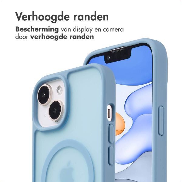 imoshion Color Guard Backcover met MagSafe iPhone 15 - Lichtblauw