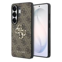 Guess 4G Metal Logo Backcover Samsung Galaxy S26 Ultra - Bruin