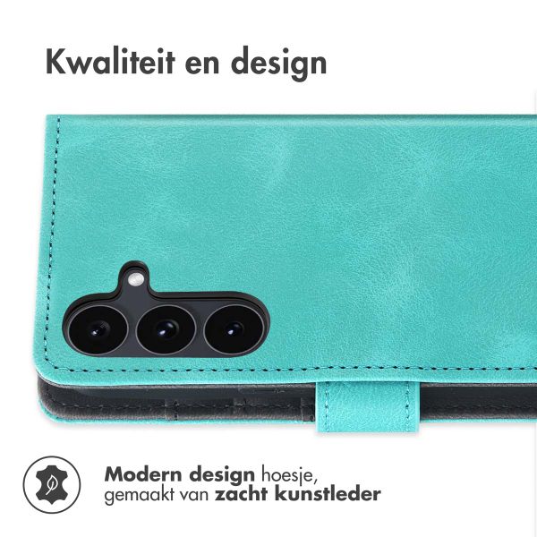 imoshion Bookcase met koord Samsung Galaxy S25 FE - Turquoise