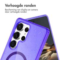 imoshion Sparkle Backcover met MagSafe Samsung Galaxy S24 Ultra - Glitter Paars