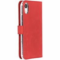 Selencia Echt Leren Bookcase Apple iPhone Xr - Rood