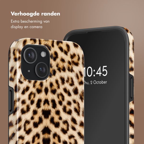 Selencia Vivid Tough Backcover met MagSafe iPhone 15 - Wild Leo