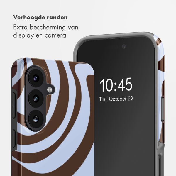Selencia Vivid Backcover met MagSafe Samsung Galaxy S26 FE - Dream Swirl Chocolate