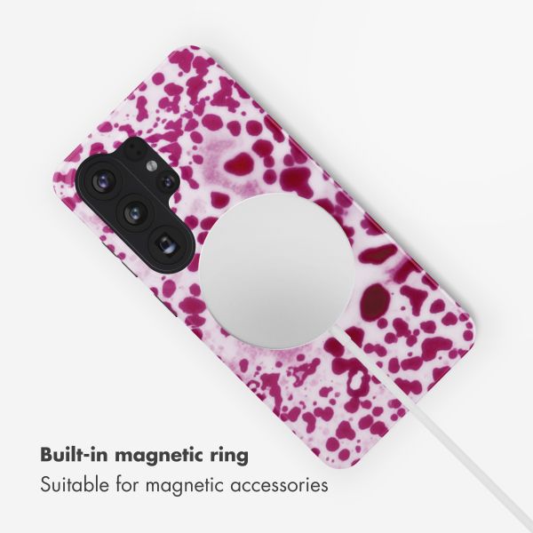 Selencia Vivid Back Cover with MagSafe Samsung Galaxy S26 Ultra - Cosmic Orchid