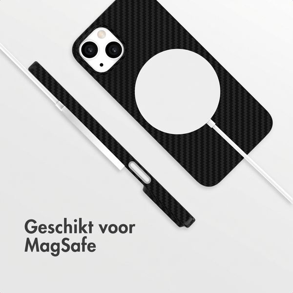 Accezz MagSafe Kevlar® Backcover Apple iPhone 14 - Zwart