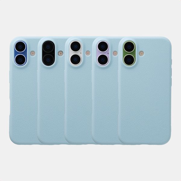 imoshion Texture Backcover Apple iPhone 17 - Lichtblauw