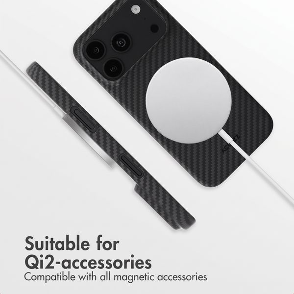 Accezz MagSafe Kevlar® Case Apple iPhone 18 Pro / 17 Pro - Black