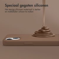 Accezz Liquid Silicone Backcover met MagSafe Apple iPhone 16 Pro Max - Lichtbruin
