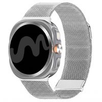imoshion Milanees magnetisch bandje Samsung Galaxy Watch Ultra 2 (2026) / Ultra (2024/2025) - Zilver