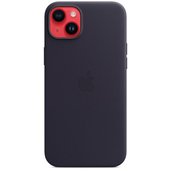 Apple Leather Backcover MagSafe Apple iPhone 14 Plus - Ink
