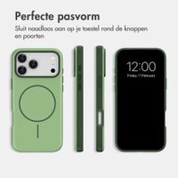 imoshion Color Backcover met Thin MagSafe Ring Apple iPhone 18 Pro / 17 Pro - Donkergroen