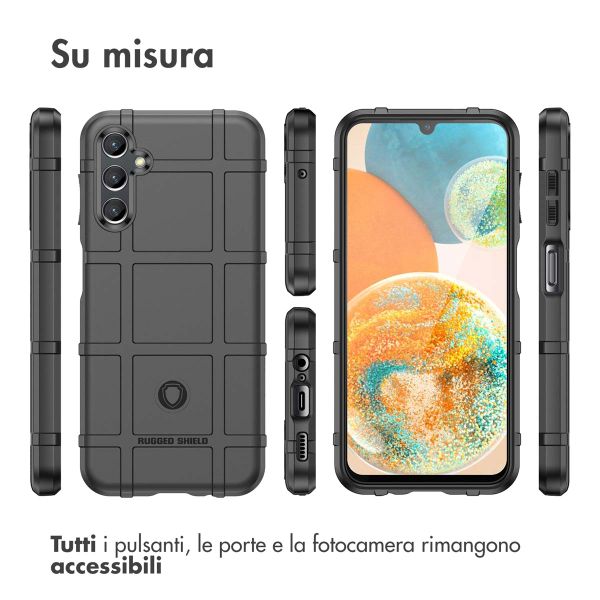 imoshion Rugged Shield Backcover Samsung Galaxy A14 (5G/4G) - Zwart