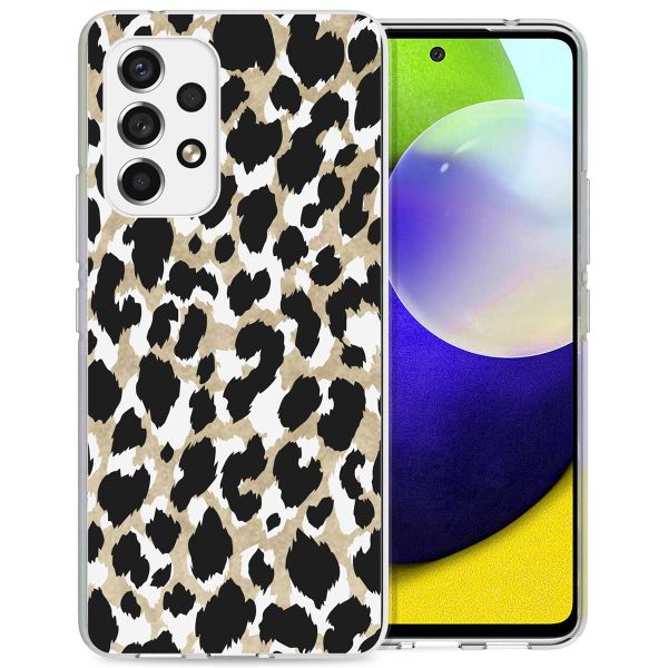 imoshion Design hoesje Samsung Galaxy A53 - Luipaard / Zwart