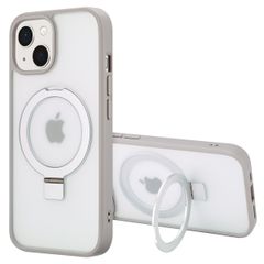 Accezz Ring Stand Backcover met MagSafe Apple iPhone 15 - Grijs