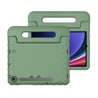 imoshion Kidsproof Backcover met handvat Samsung Galaxy Tab S11 / S9 11.0 inch / S10 Lite / S10 FE / S9 FE 10.9 inch - Olive Green