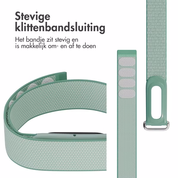 imoshion Nylon bandje Fitbit Air - Mint Green