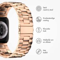imoshion Stalen bandje Apple Watch Series 1 t/m 9 / SE (38/40/41 mm) | Series 10 / 11 (42 mm) - Rosé Goud