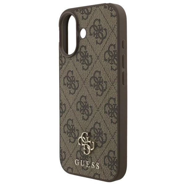 Guess 4G Metal Logo Backcover MagSafe Apple iPhone 17 - Bruin