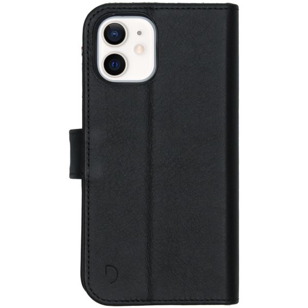 Decoded 2 in 1 Leather Detachable Wallet iPhone 12 Mini - Zwart