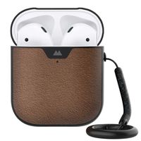 Mous Leather Protective Case AirPods 1 / 2 - Bruin