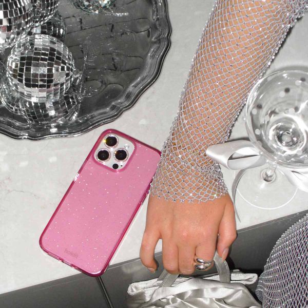 Holdit Glitter Case Apple iPhone 12 (Pro) - Roze