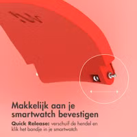 imoshion Flexibel Siliconen bandje - Universeel 22 mm aansluiting - Rood