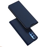 Dux Ducis Slim Softcase Bookcase Oppo Reno4 Pro 5G - Donkerblauw