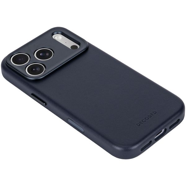 Decoded Leather Backcover MagSafe Apple iPhone 18 Pro Max / 17 Pro Max - Midnight