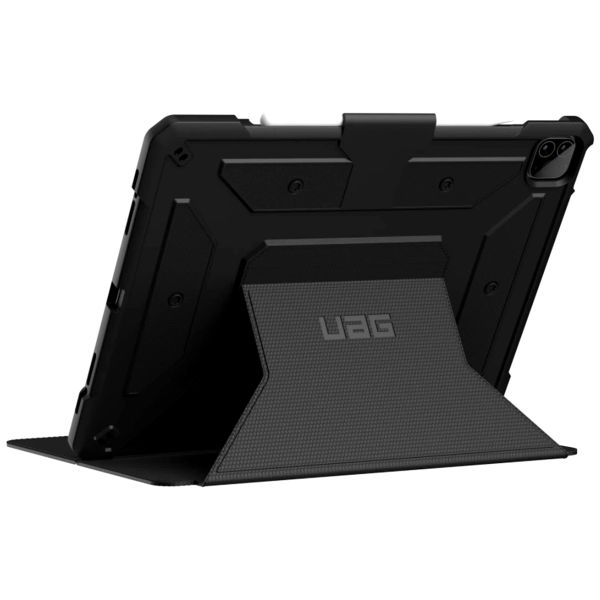 UAG Metropolis Bookcase iPad Pro 12.9 (2022) / Pro 12.9 (2021) - Zwart