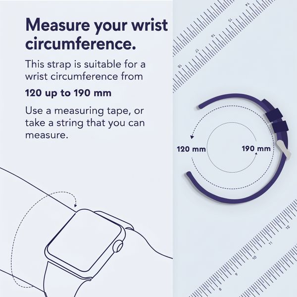 imoshion Milanese Magnetic Band Apple Watch | 44/45/46/49 mm - Silver