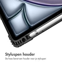 Accezz Rugged Trifold Bookcase Apple iPad Air 11 inch (2025) M3 / (2024) M2 / Air 5 (2022) / Air 4 (2020) - Donkerblauw