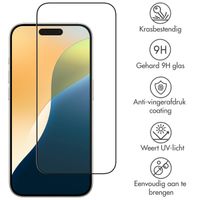 Accezz Gehard Glas Full Cover Screenprotector Apple iPhone 16 Pro