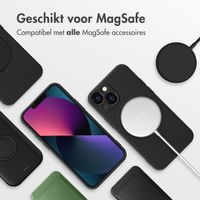 imoshion Color Backcover met MagSafe Apple iPhone 13 Mini - Zwart