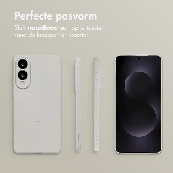 imoshion Color Backcover met MagSafe Samsung Galaxy S25 Edge - Beige