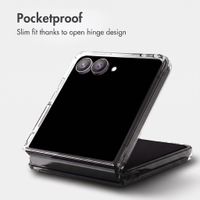 Accezz Xtreme Impact Back Cover with MagSafe Samsung Galaxy Z Flip 8 - Transparent