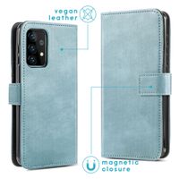 imoshion Luxe Bookcase Samsung Galaxy A72 - Lichtblauw