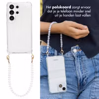 imoshion Backcover met Telefoonkoorden Samsung Galaxy S26 Ultra - Parels