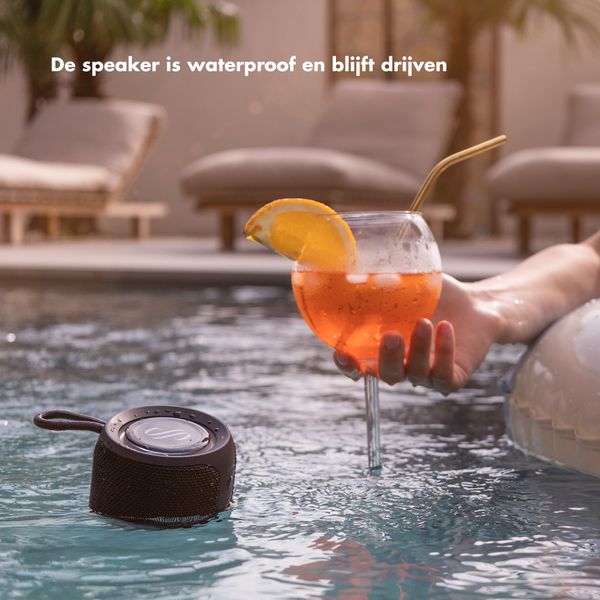 Selencia AquaPlay Bluetooth Speaker - Draadloze speaker - Waterproof - Black