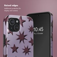 Selencia Vivid Back Cover with MagSafe Apple iPhone 15 - Stars Plum Lilac