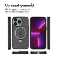 Accezz Ring Stand Backcover met MagSafe Apple iPhone 13 Pro - Zwart