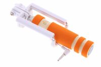 Oranje universele mini selfie stick