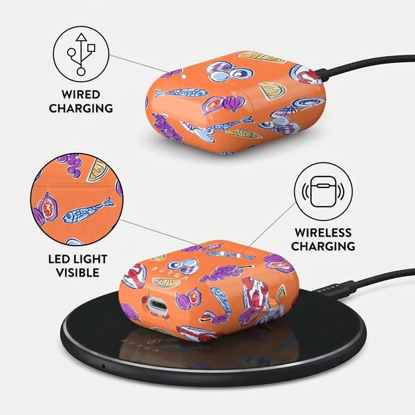 Burga Hard case  Apple AirPods 1 / 2 - Sunset Dinner